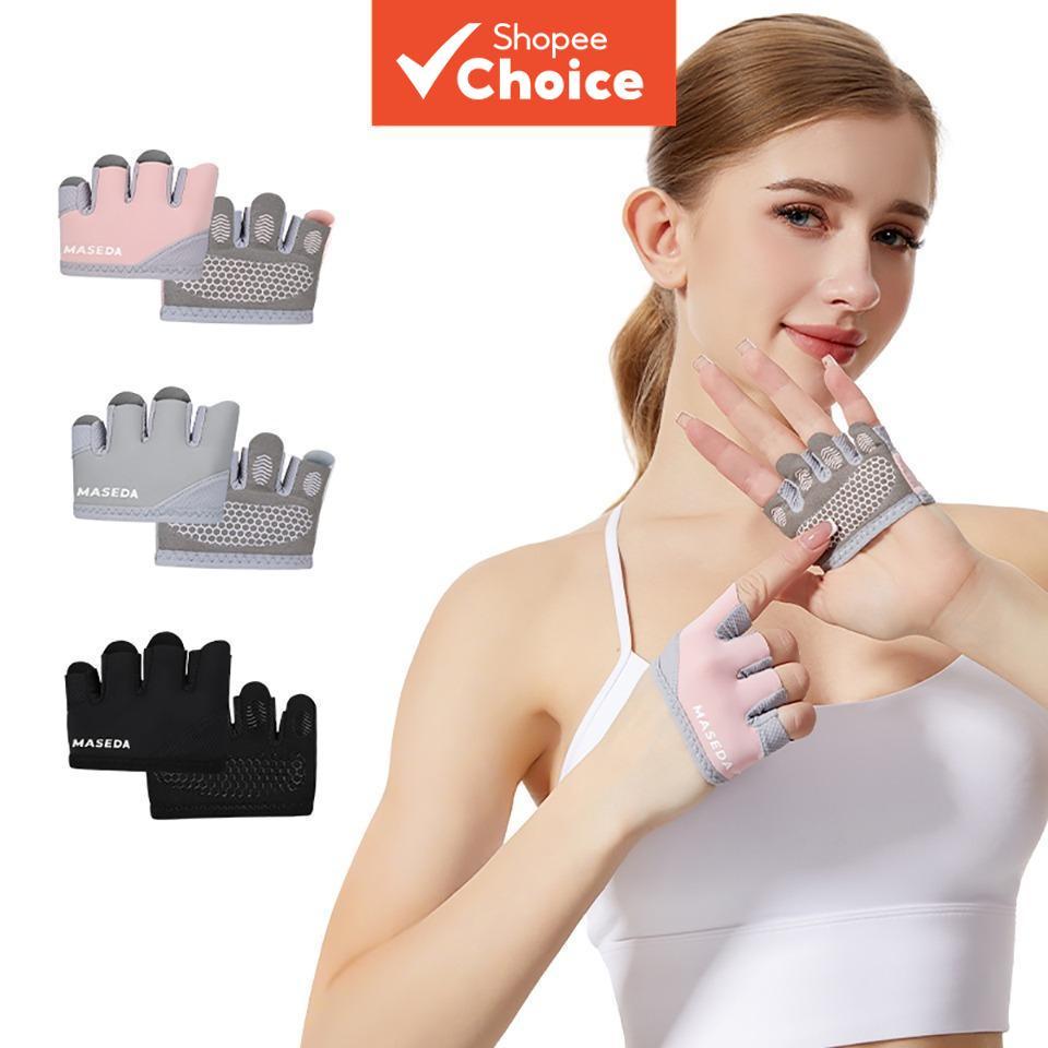 ถุงมือยิมกันรอยขีดข่วน Sunnyfit 2 ชิ้น, ป้องกันฝ่ามือระบายอากาศกันลื่นสําหรับยกน้ําหนัก Deadlifts ฤดูใบไม้ผลิฤดูร้อน
