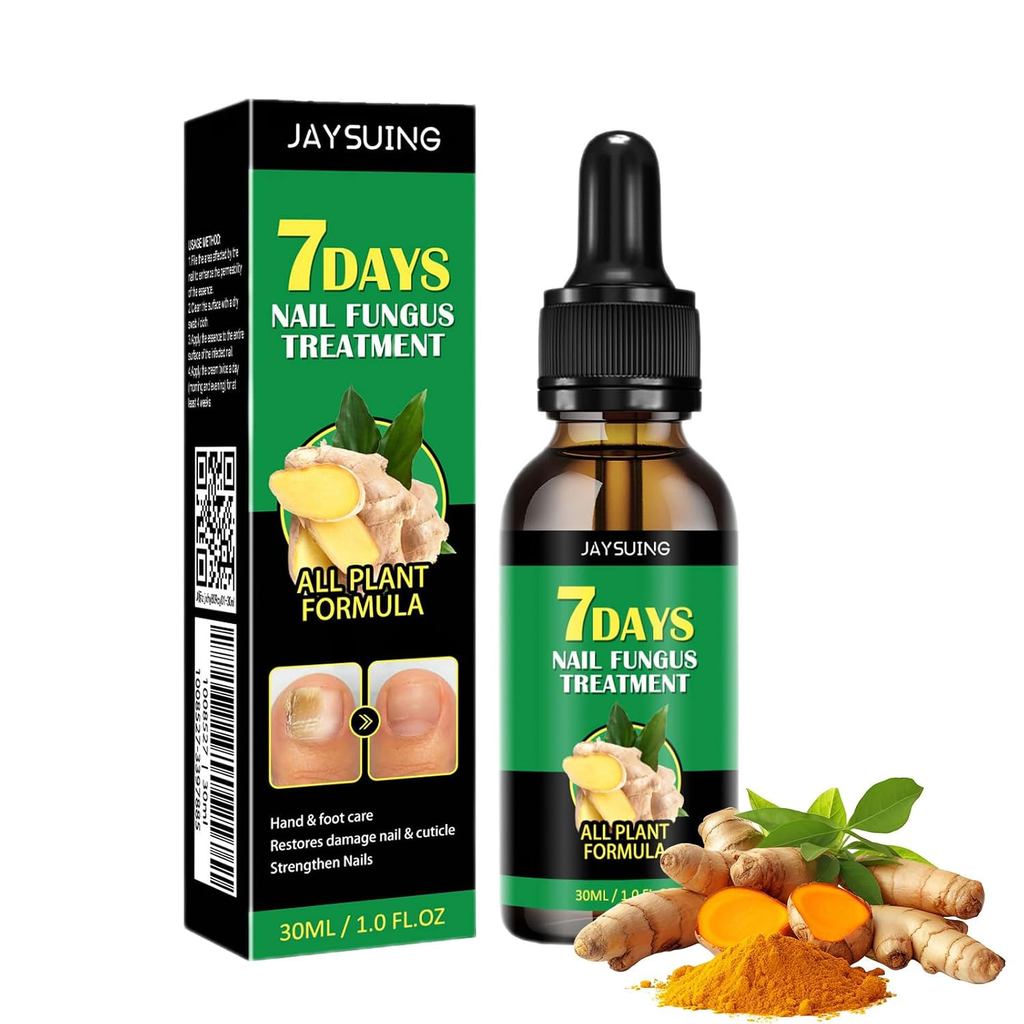 Ginger Nail Care Serum, JAYSUING 7 Days Ginger Nail, Jaysuing Natural Nail Care Serum, ให้ความชุ่มชื