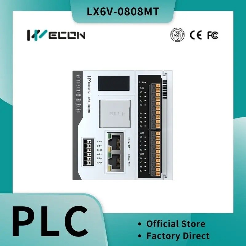 TGUQ Wecon advanced EtherCAT PLC LX6V-0808MT-DB