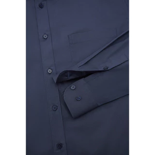 G2000 เสื้อเชิ้ตแขนยาวแบบทางการสำหรับผู้ชาย ทรง Smart Fit รุ่น 2112101279 NAVY