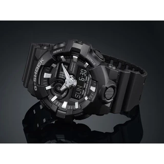 CASIO นาฬิกาข้อมือผู้ชาย G-SHOCK YOUTH รุ่น GA-700-1BDR วัสดุเรซิ่น สีดำ