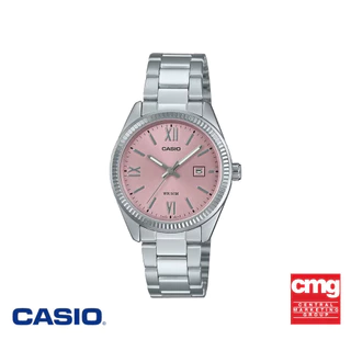 CASIO นาฬิกาข้อมือ CASIO รุ่น LTP-1302DD-4A1VDF สายสเตนเลสสตีล สีชมพู