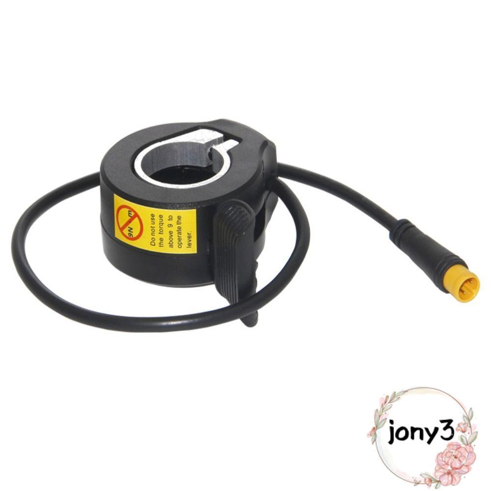 JONY Finger Thumb Throttle,สีดํากันน้ําEbike Thumb Throttle,24V 36V 48Vพลาสติกกันน้ําเชื่อมต่อขี่จัก