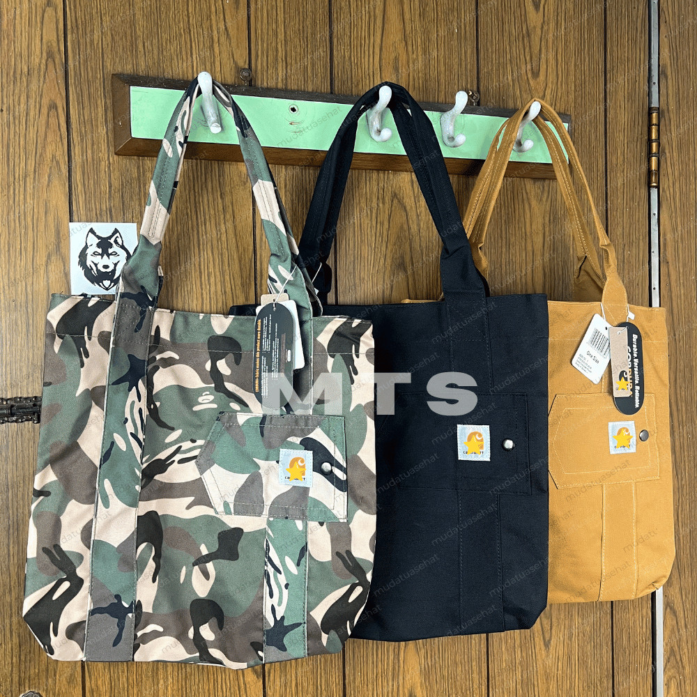 C44RH44RTT WORK TOTEBAG / TOTE BAG / MEN / WOMEN / CANVAS / CASUAL / MOTIF / WORK / สไตล์เกาหลี / ATESTHETIC