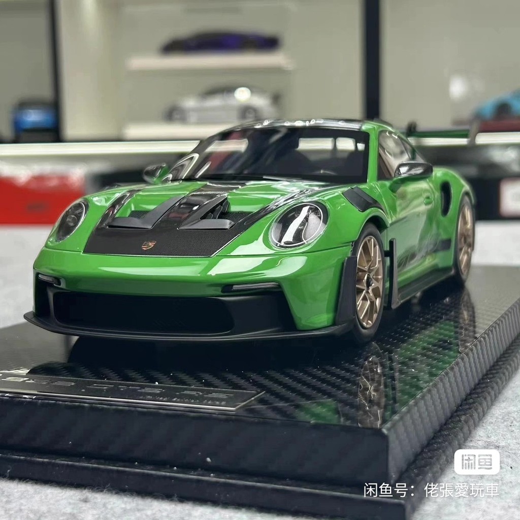 AI MODEL Porsche 1992 GT3RS Limited Edition จําลองเรซิ่นโมเดลรถคอลเลกชันเครื่องประดับ 1 18