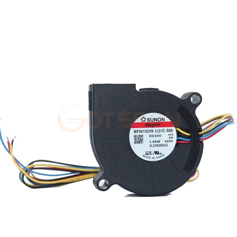ใหม่สําหรับ Sunon 3D เครื่องพิมพ์ Blower พัดลม 5015 24V 0.41A 1.95W 4 สาย Double Bearing พัดลมแรงเหว