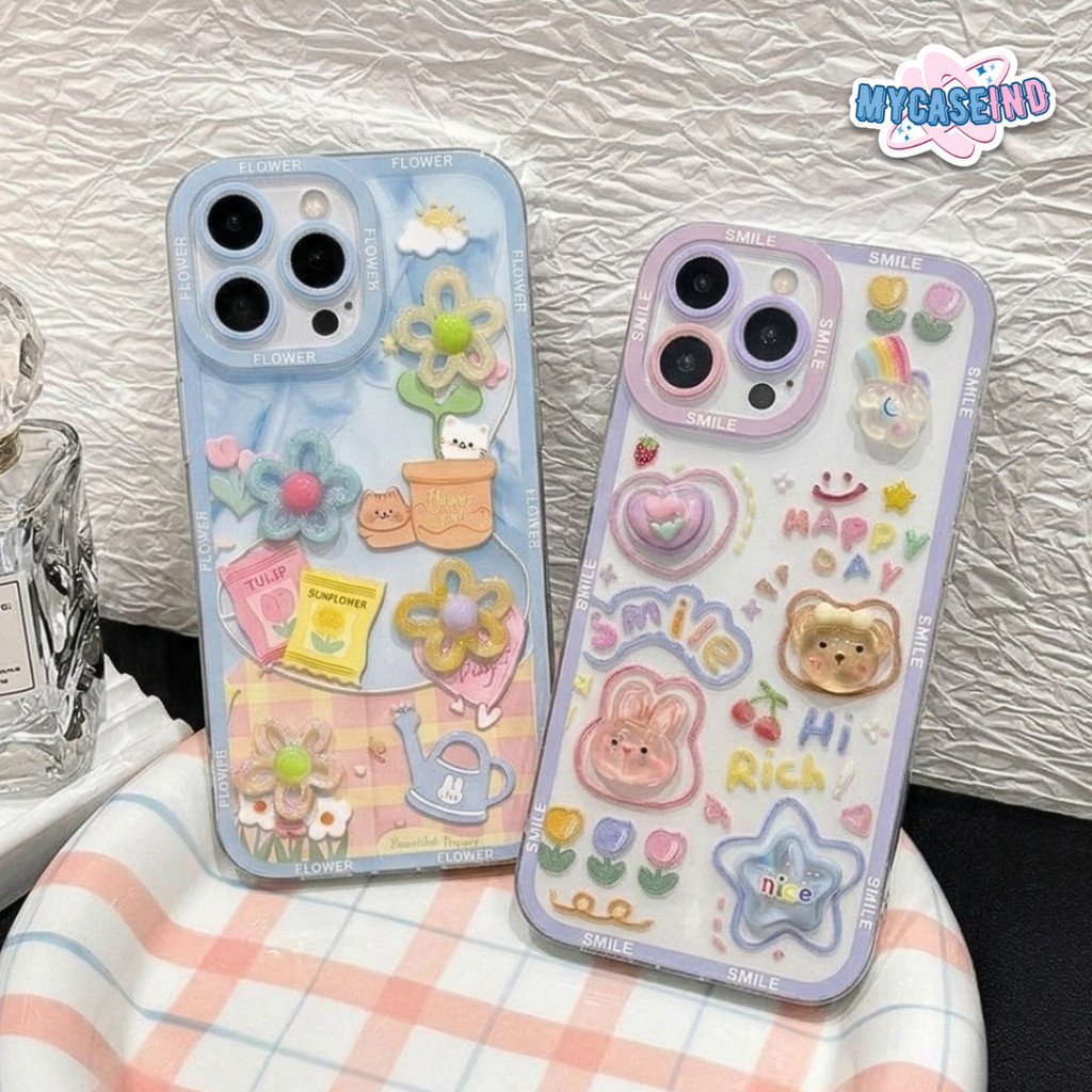 [MYCASEIND] FLOWER ANGEL EYE PRINTING CASE 3D samsung a31 a32 a33 a34 a35 a36 a50 a50s a30s a51 a52 