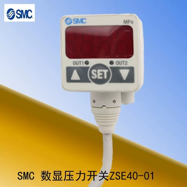 Japan Japan SMC สวิตช์แรงดันดิจิตอลความแม่นยําสูง ZSE40-01-22L/ISE40A-01-R