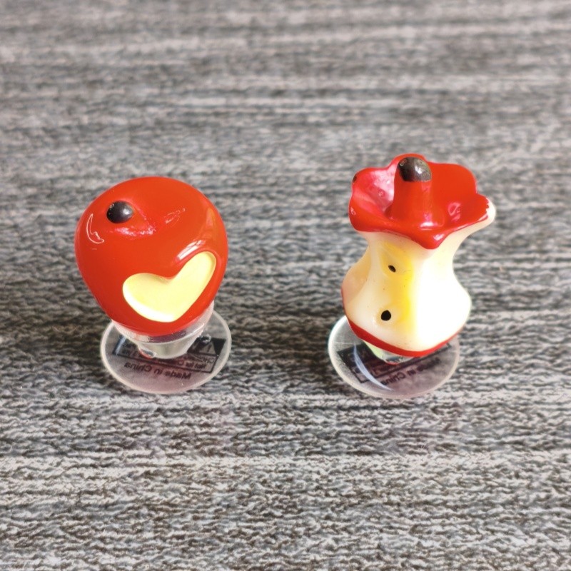 Hole Shoes Accessories Love Apple Shoes Huazhibixing หัวเข็มขัดรองเท้าสามมิติ diy Accessories เหมาะส