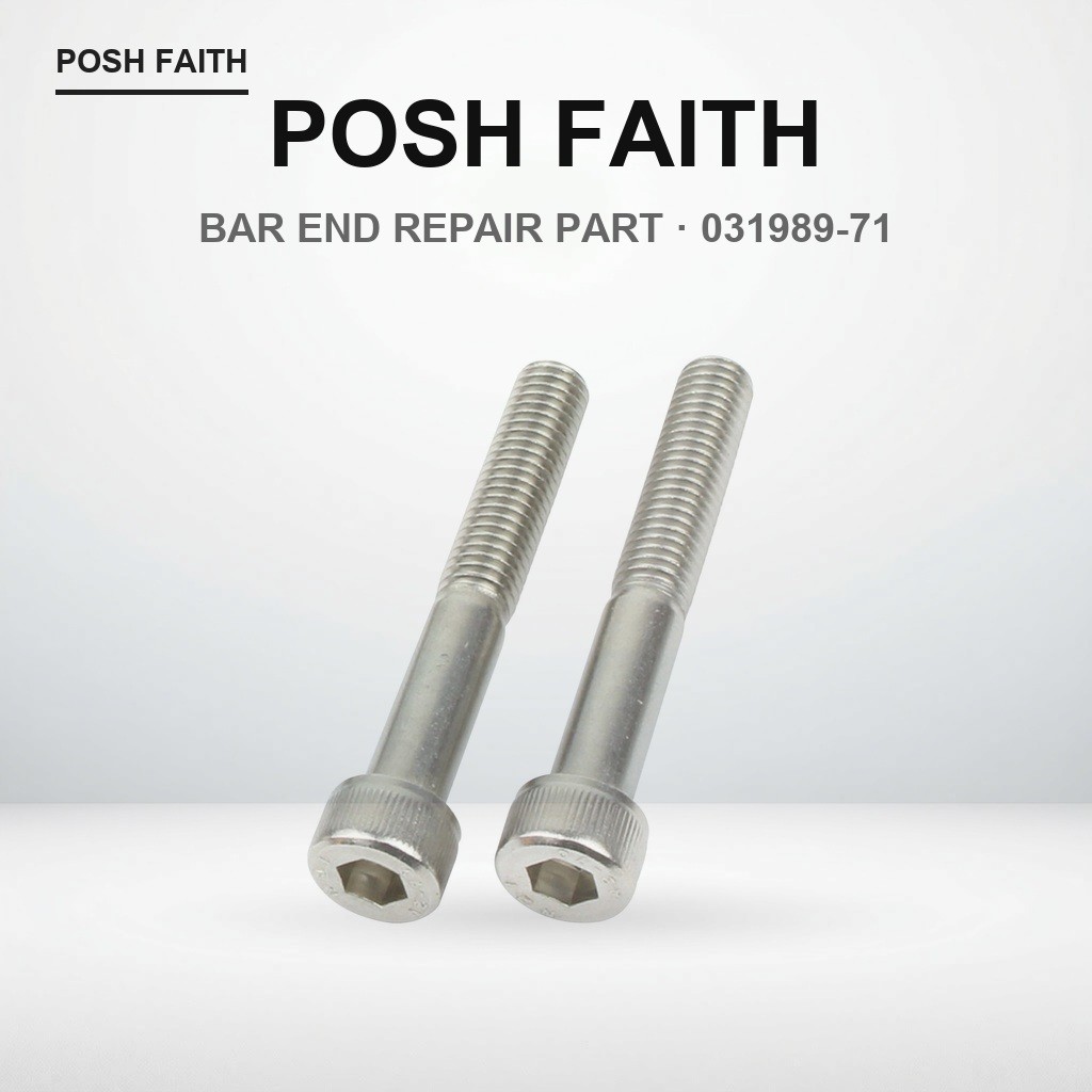 อะไหล่ซ่อมปลายแฮนด์ (Bar End) POSH Faith M8×55mm มอเตอร์ไซค์ (031989-71) | POSH Faith Bar End Repair