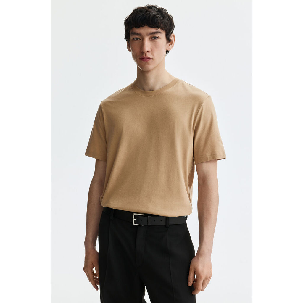 H&M(เอชแอนด์เอ็ม) เสื้อยืดคอกลมทรงปกติ ผู้ชาย 0685816_26