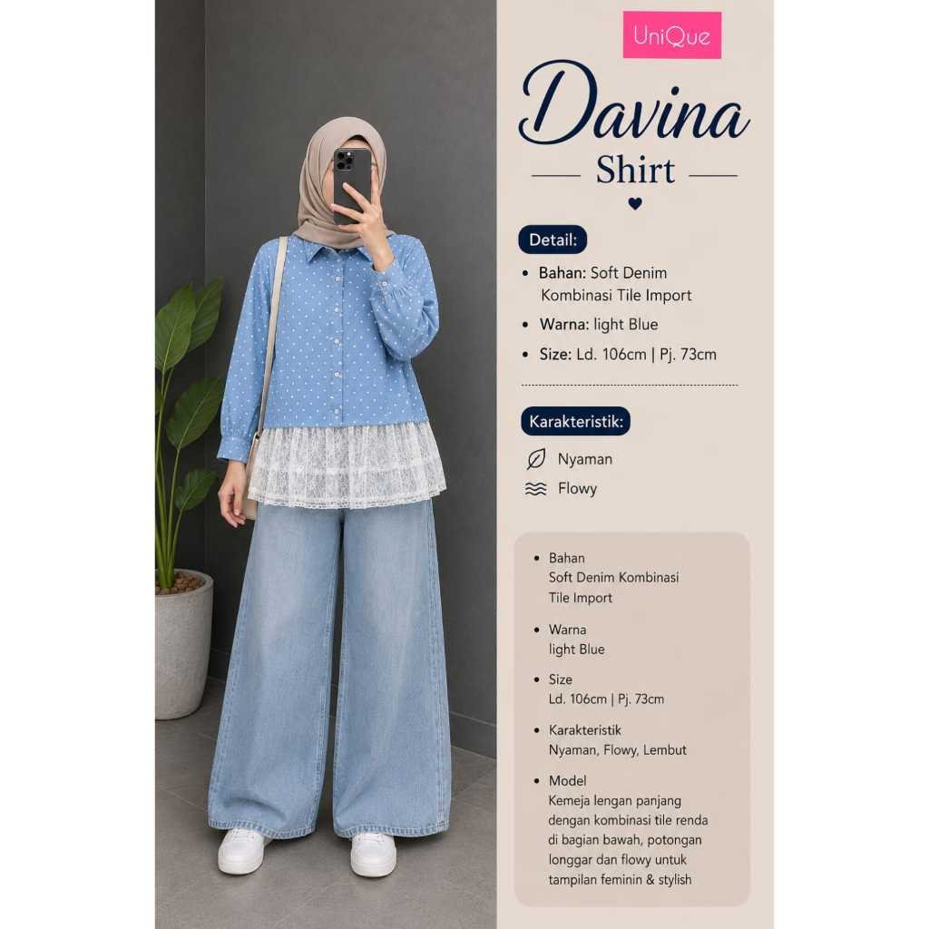เสื้อ DAVINA 1508 โดย UNIQUe