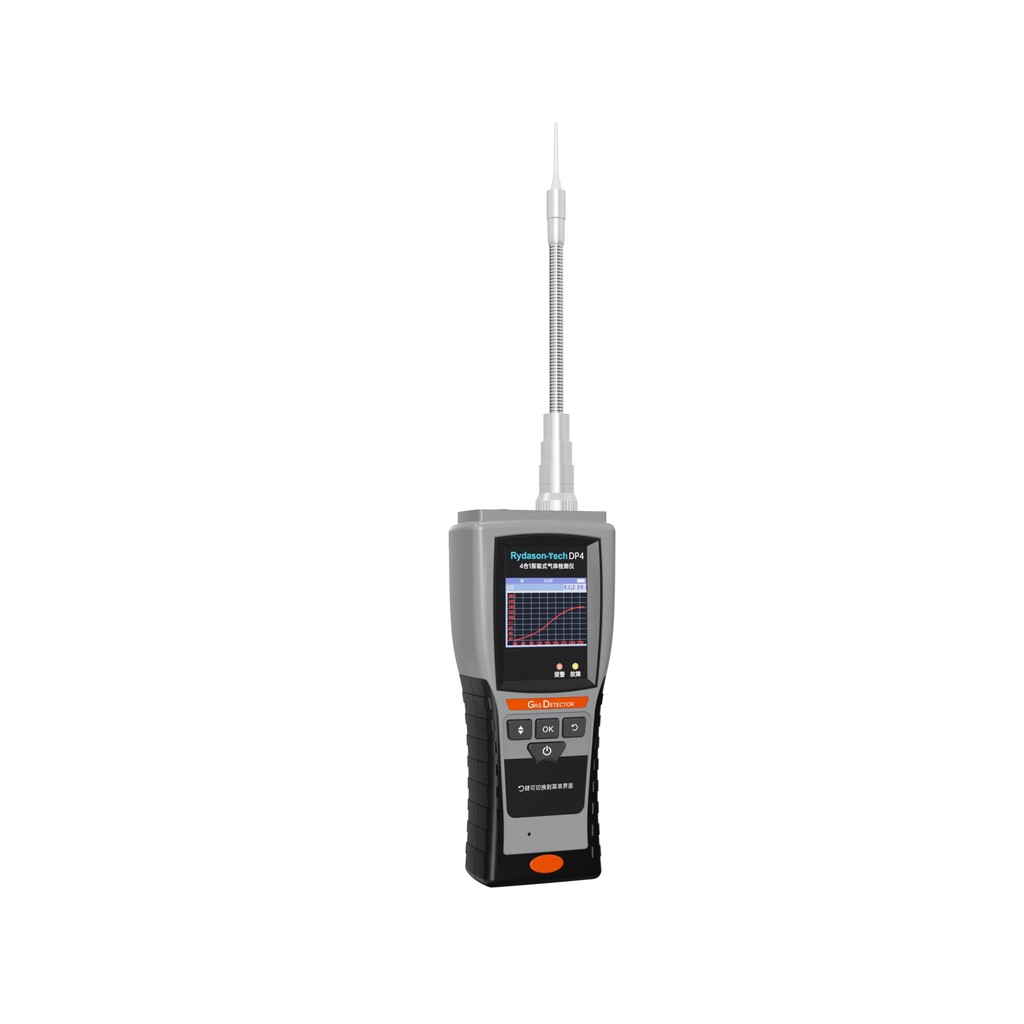 LTM1 Rydason-tech แบบพกพา CH2O 0-10ppm เครื่องตรวจจับก๊าซ XM-DP4 4-in-1 4G/ 2% ความแม่นยําเซ็นเซอร์เ