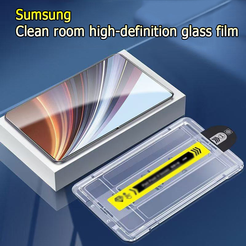 ภาพยนตร์เต็มหน้าจอ ฟิล์มป้องกันฝุ่นไซโลฟิล์มแก้ว For Samsung Tab S14.6Ulitra A8 S11 A9/A11 A9+/A11+ A7lite S8+ S10FE+