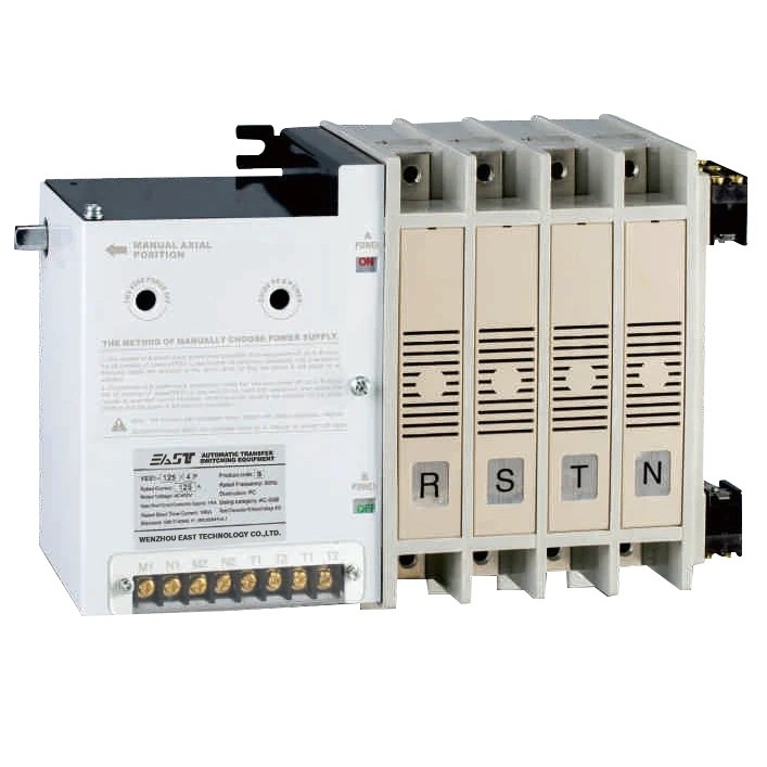 BBPG ขายร้อนของแท้ EAST Industrial Power 4-Pole Three-Phase Automatic Transfer Switch (ATS) PC Type 