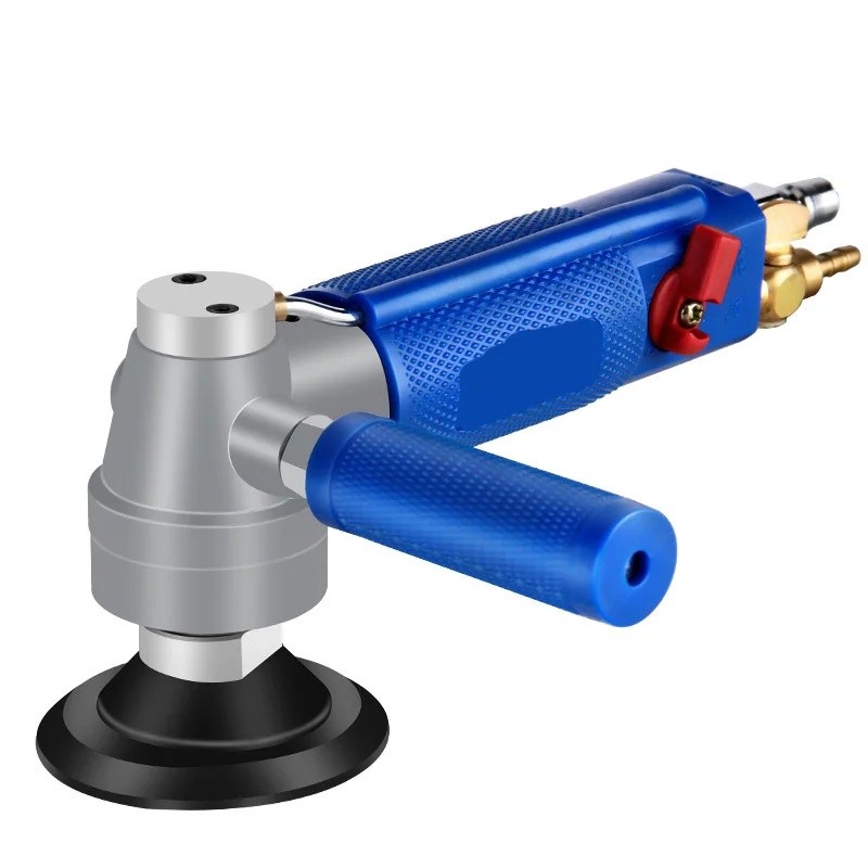 PO4H Professional 3 นิ้วนิวเมติกฉีดน้ําเปียกหินอ่อนขัด Sander พร้อมท่อ 1.75M