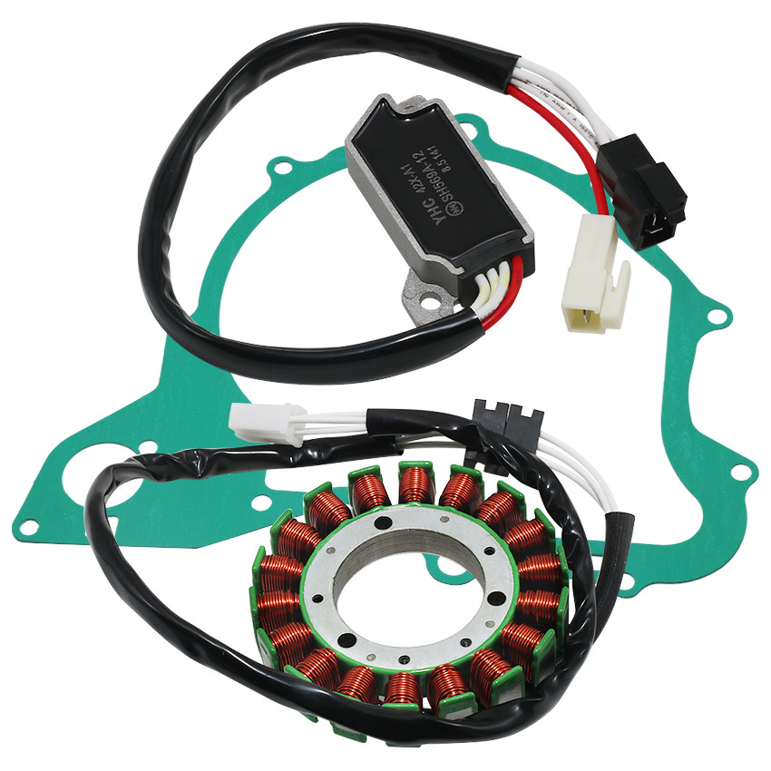 Stator Coil Regulator Rectifier ปะเก็นชุดสําหรับ Yamaha XV400 Virago 400 1991-1994 XV500 Virago 500 