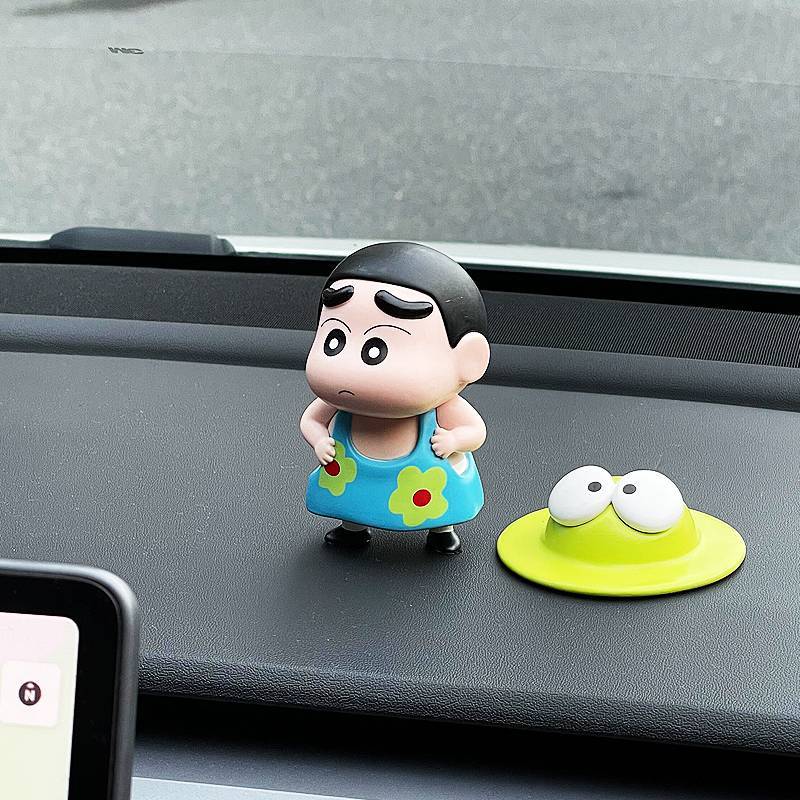 Crayon Xiaoxin Car Garage Kits Ornaments Car Accessories Supplies Car Tesla Interior Decoration Dash