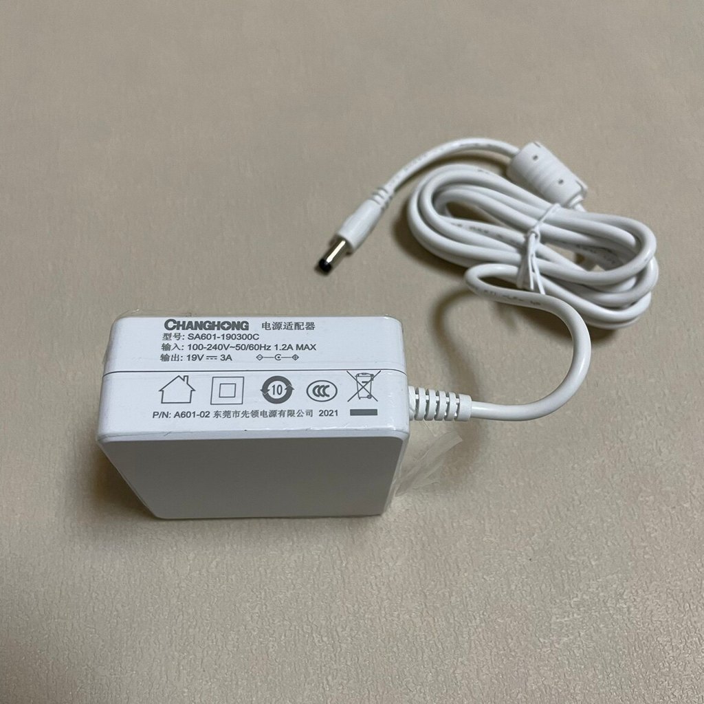 Original CHAN Changhong สมาร์ทโปรเจคเตอร์ Q2 pro Power Adapter 19v3a Charger Mobile TV me