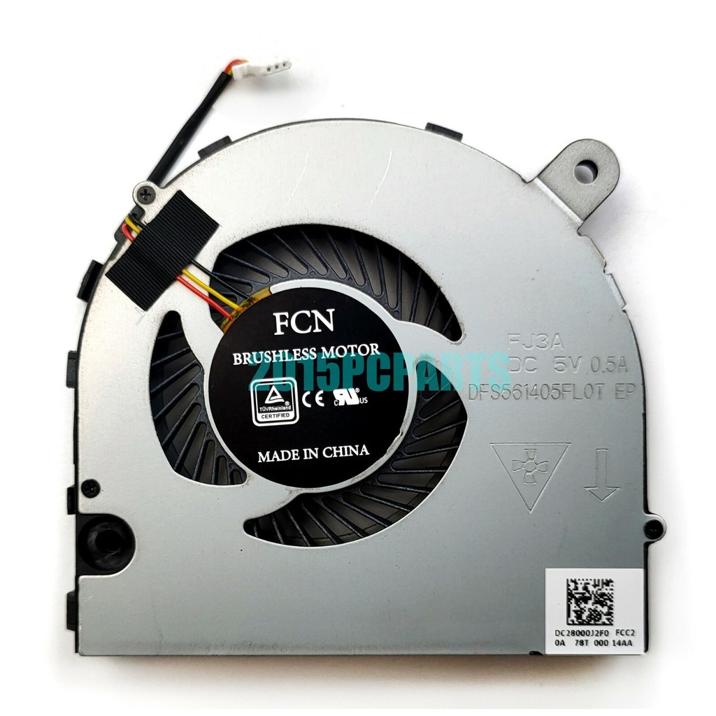 พัดลมใหม่สําหรับพัดลมระบายความร้อน CPU Acer Aspire VX 15 VX5-591G