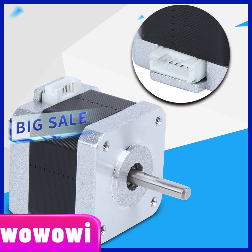 Wowowi WowowiโลหะผสมStepper Motor Nema17 17HS4401 3Dเครื่องพิมพ์มอเตอร์ 4 Pin