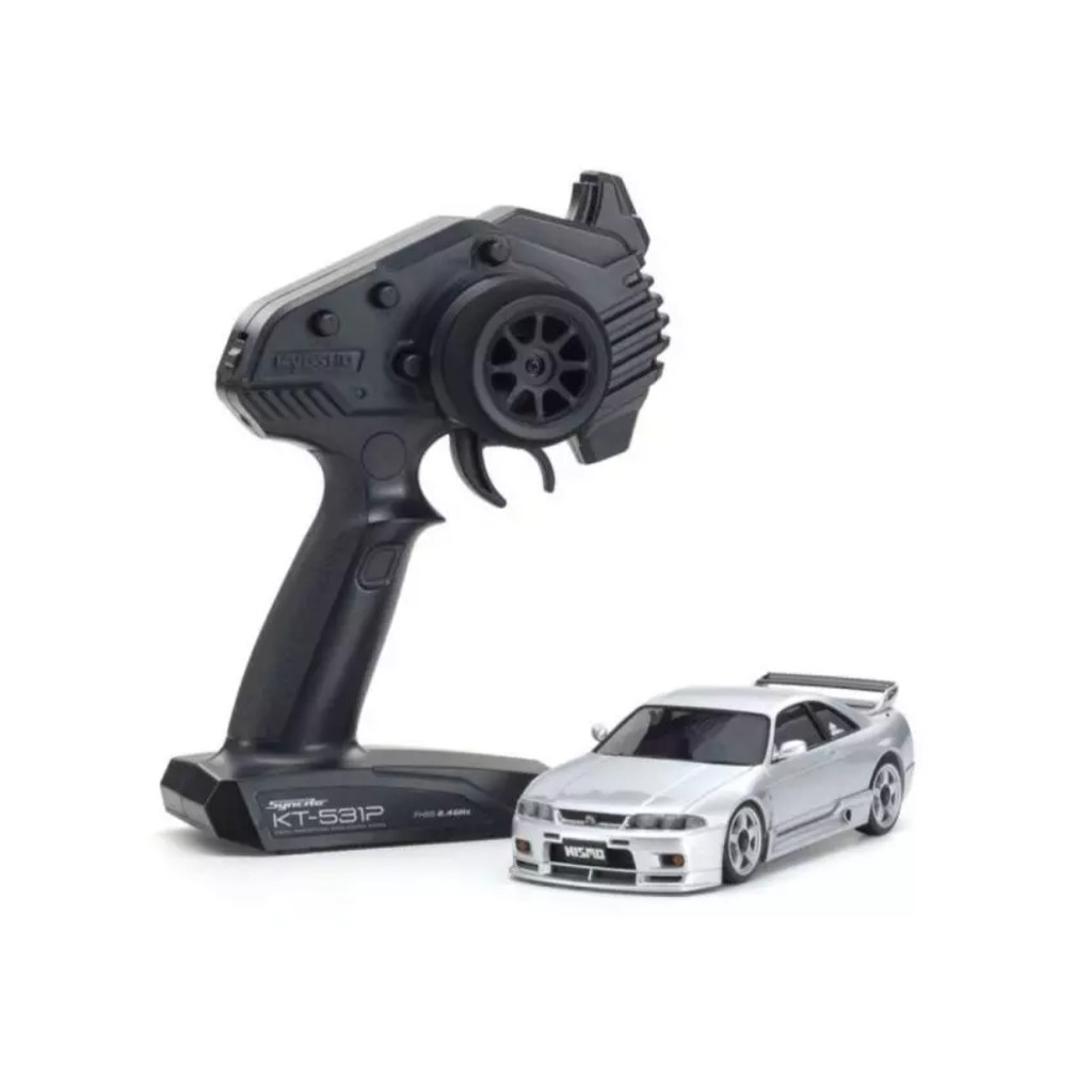 KYOSHO MINI-Z AWD NISSAN SKYLINE GT-R NISMO (R33) Silver 32659S ศูนย์ไทย