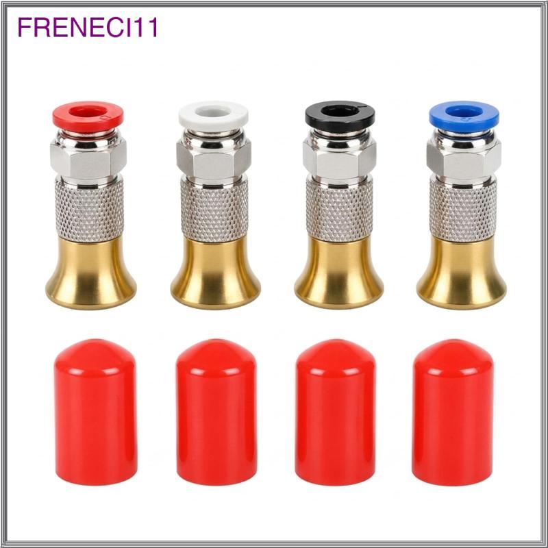 [freneci11] 4 ชิ้น PC4-M6 ข้อต่อ Push-to-Connect PC4-M6 ขั้วต่อนิวเมติก Knurled สําหรับ