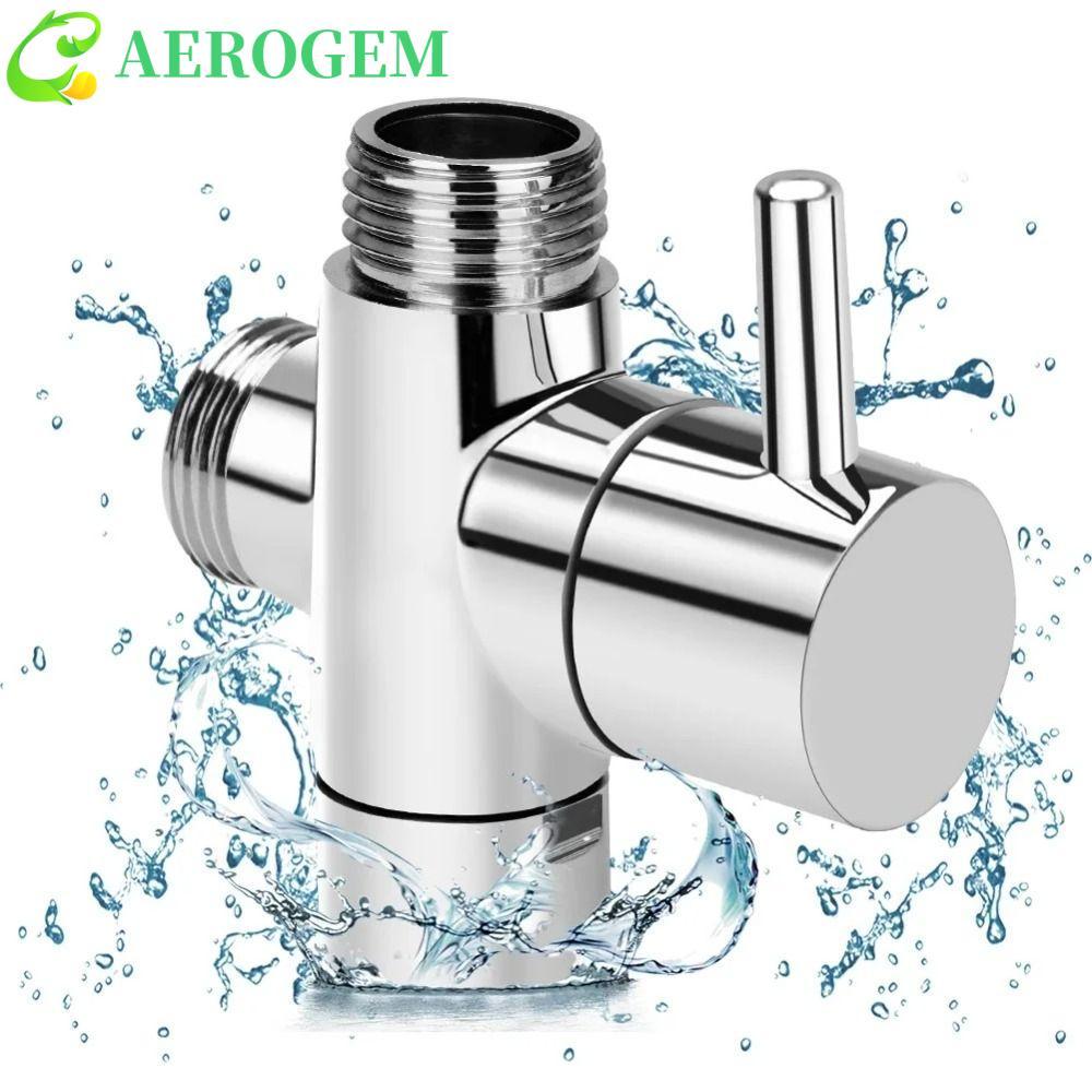 AEROGEM 3 Way Shower Head Diverter Valve, T-adapter Three Function 3 Way Switch Faucet Valve, Shower