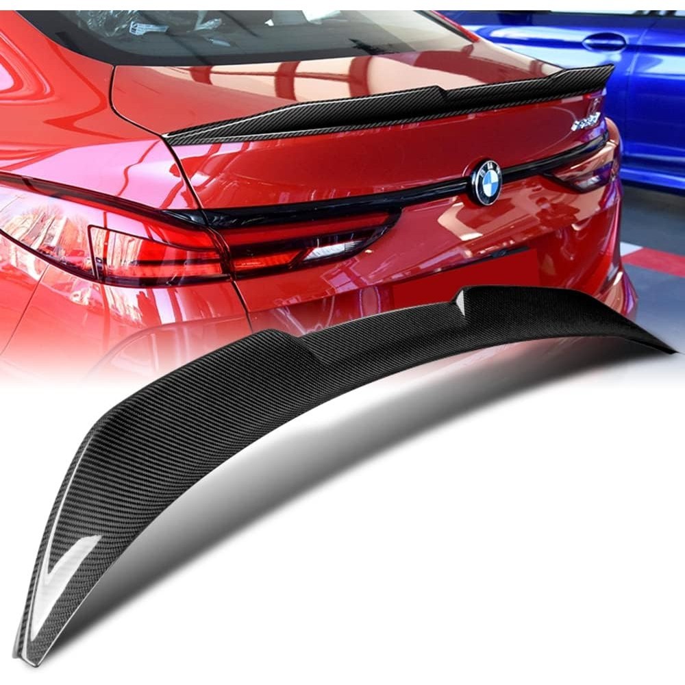 Q1-Tech,คาร์บอนไฟเบอร์Lift Gate Trunkสปอยเลอร์ปีกใช้งานร่วมกับ 2020-2024 BMW (F44) 2-Series 220i 228