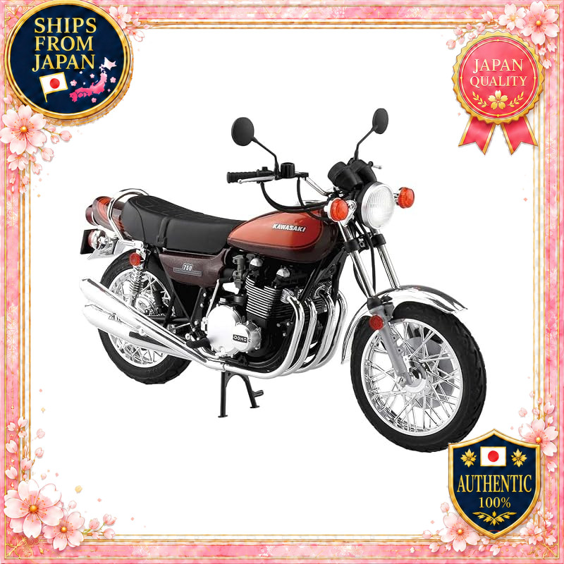 AOSHIMA The Bike No.4 1/12 Kawasaki Z2 750RS '73 Model Kit