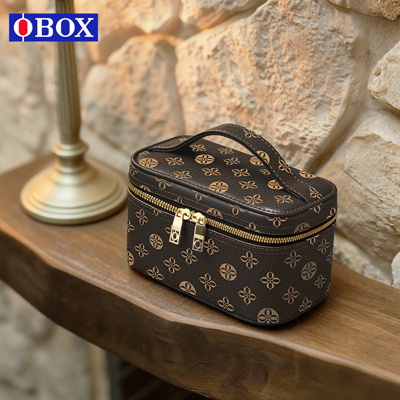 OBOX กระเป๋าเครื่องสําอางการพิมพ์สไตล์เกาหลีมัลติฟังก์ชั่น High-End แบรนด์ใหญ่หญิง 2026 ใหม่แฟชั่นเร