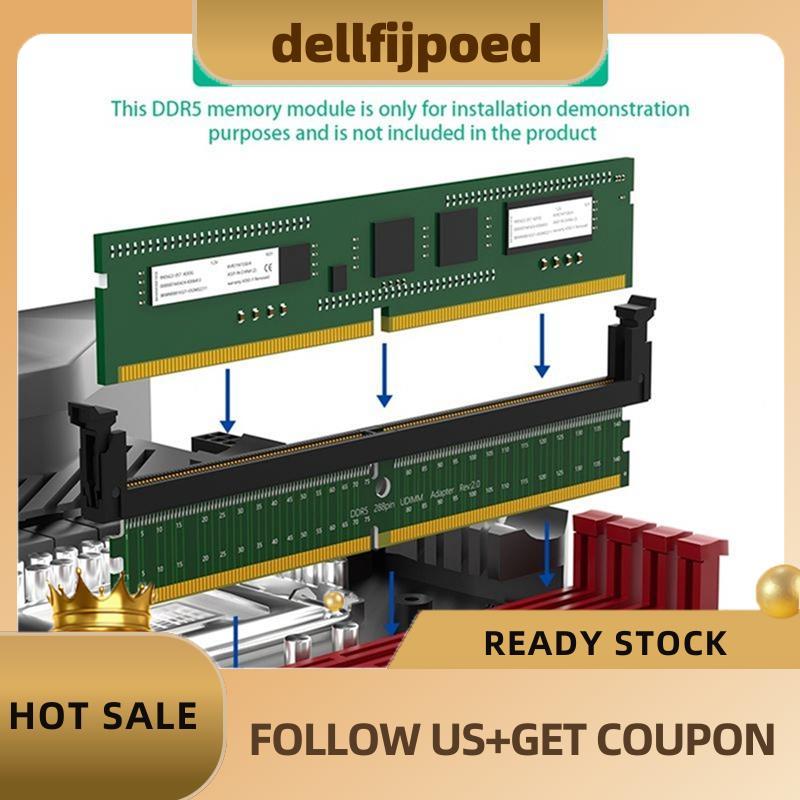 อะแดปเตอร์ U-Dimm 288pin DDR5 U-Dimm 288pin DDR5 U-DIMM 288Pin การ์ดหน่วยความจําพร้อมบอร์ดขยายสั้น