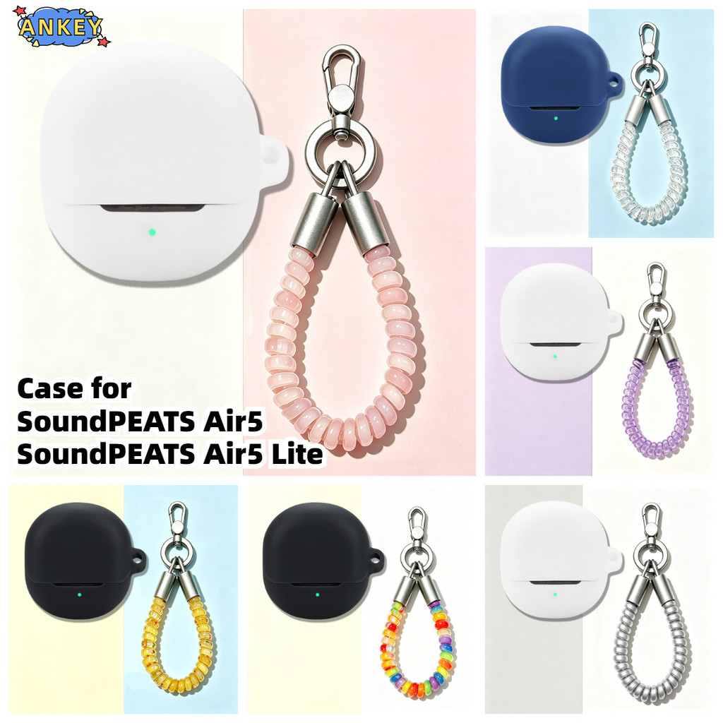 Compatible with SoundPEATS Air5 Lite Bluetooth Earphones Silicone Protective Case SoundPEATS Air5 Ca