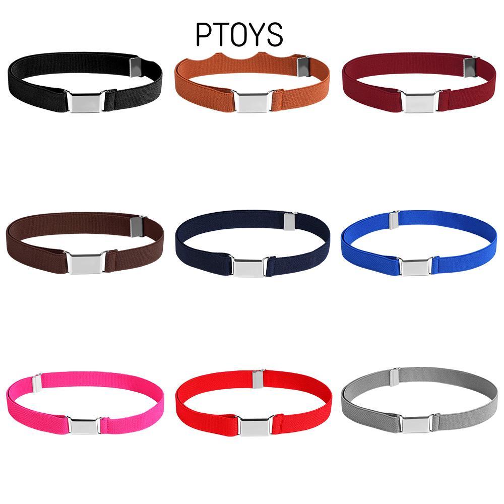 PTOYS Elastic Belts Stretch Canvas Belts Adjustable