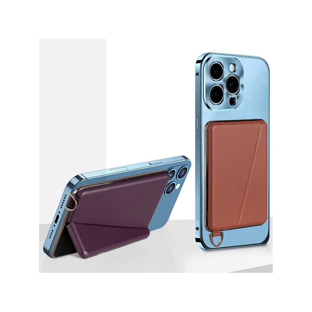 true money wallet wallet ผู้ถือบัตรแม่เหล็ก แม็กเซฟ ที่วางโทรศัพท์มือถือสากลที่มองไม่เห็นขี้เกียจสก์