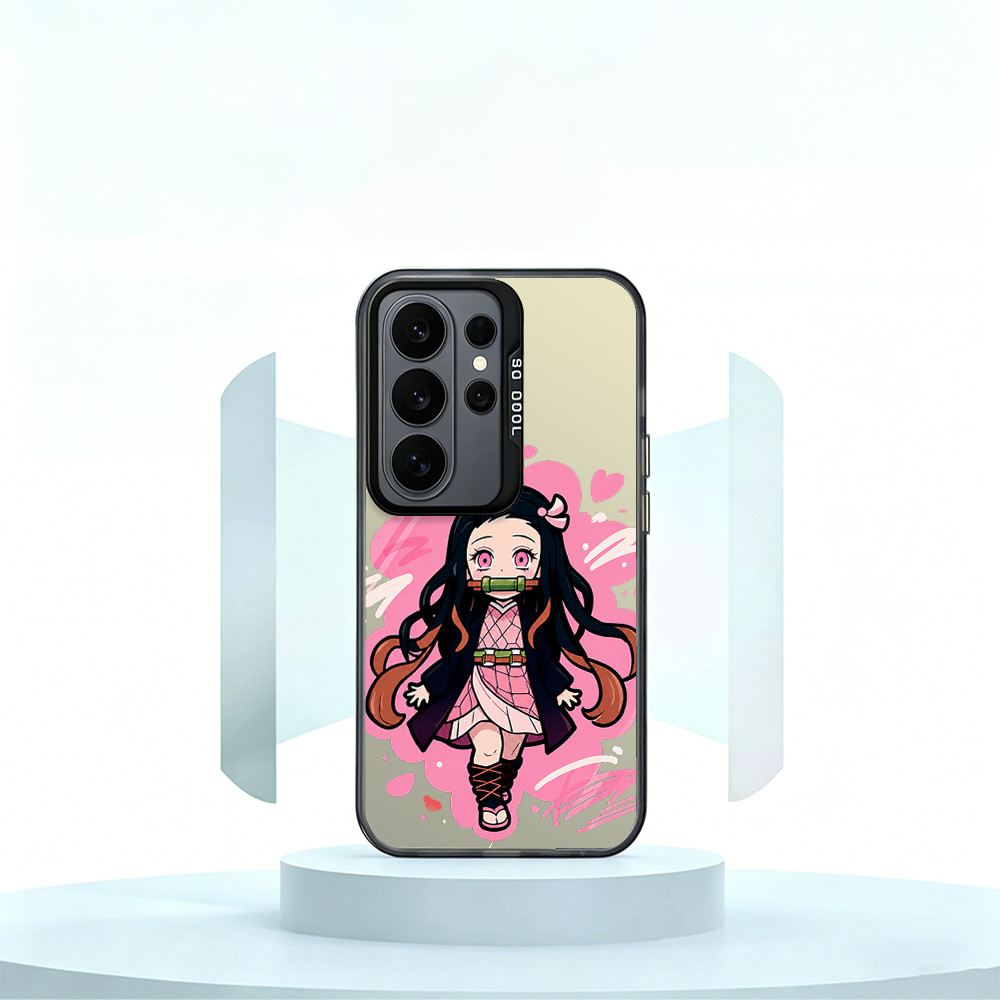 เคส Samsung กันกระแทกน่ารักลาย Nezuko Kamado สําหรับ A06,A23,A13,A12,M12,S25 Ultra,M02s,A03s,A02s