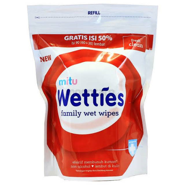 MITU WETTYIES REF ASEPTIC 90s