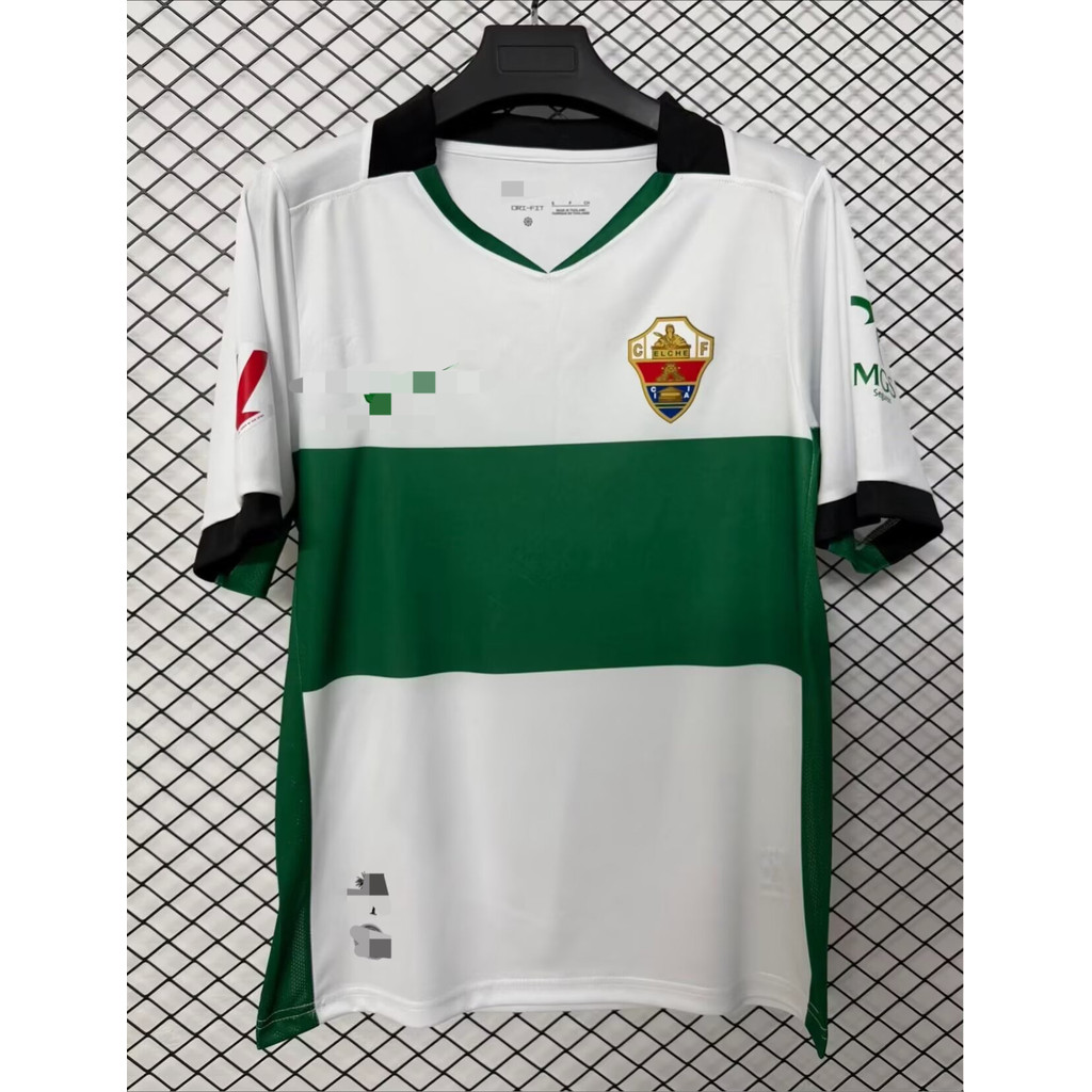 26/27 Elche home เสื้อฟุตบอลแขนสั้นผู้ชายคุณภาพสูง s-4XLAAA+