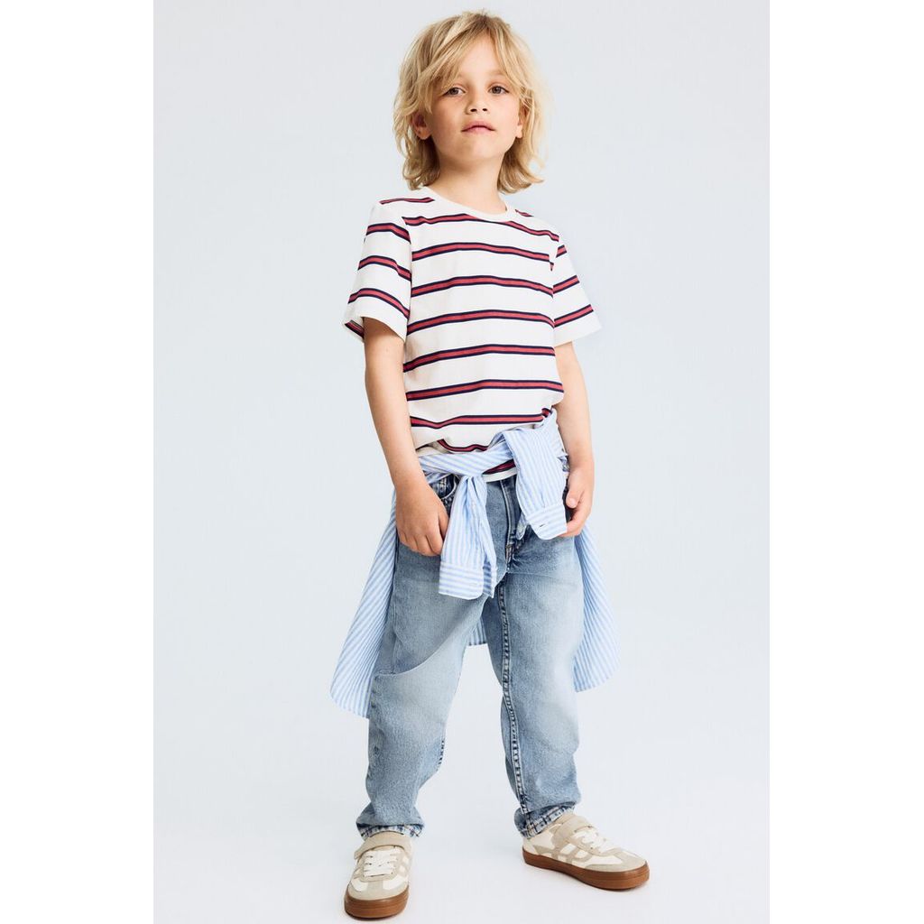 H&M(เอชแอนด์เอ็ม) กางเกงยีนส์ทรงหลวม Boys Loose Fit Jeans 1168042_10