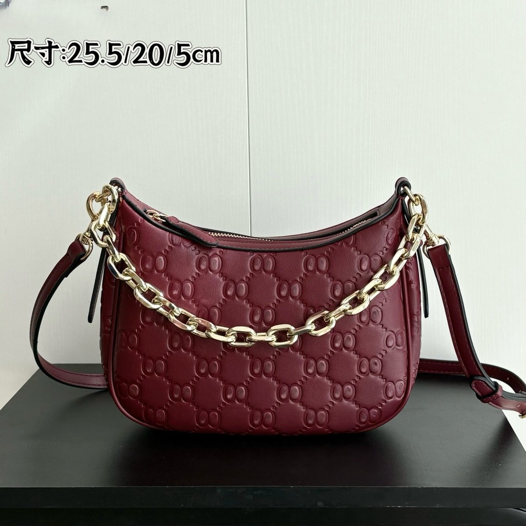 013M New2026 Gu--i Lipstick leather shoulder bag, large-capacity key bag, fashionable shoulder bag, 
