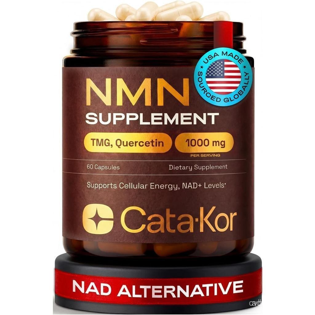 A-KorNMN–4-in-1NADwithQuercetin|TMG|Resveratrol–NMNHทางเลือก–รองรับเซลล์พลังงาน&NAD+ระดับ–60Capsules