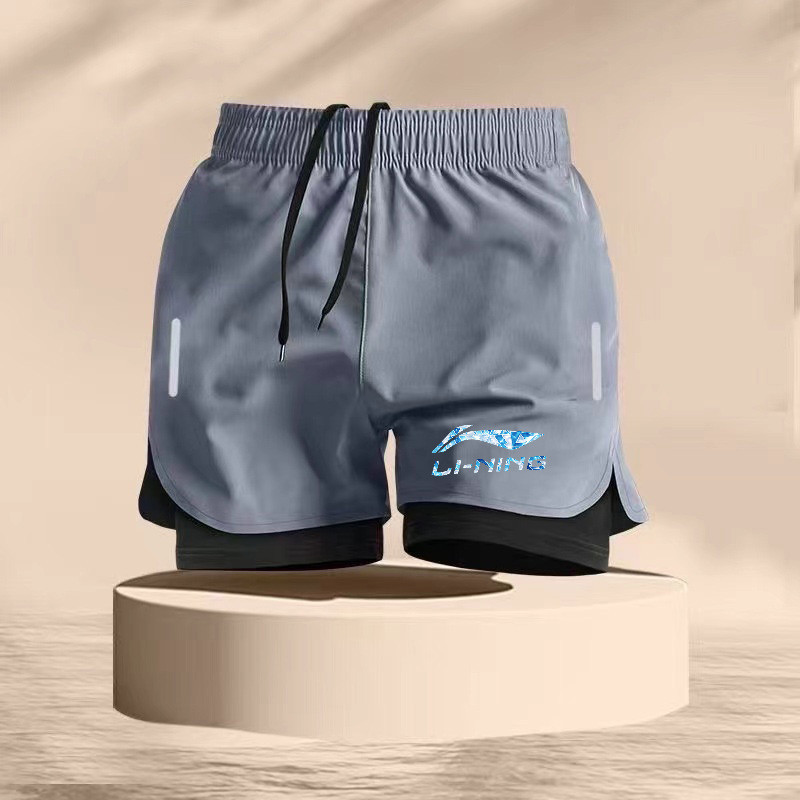 LI‐NING กางเกงเทนนิสแบดมินตันสองชั้น