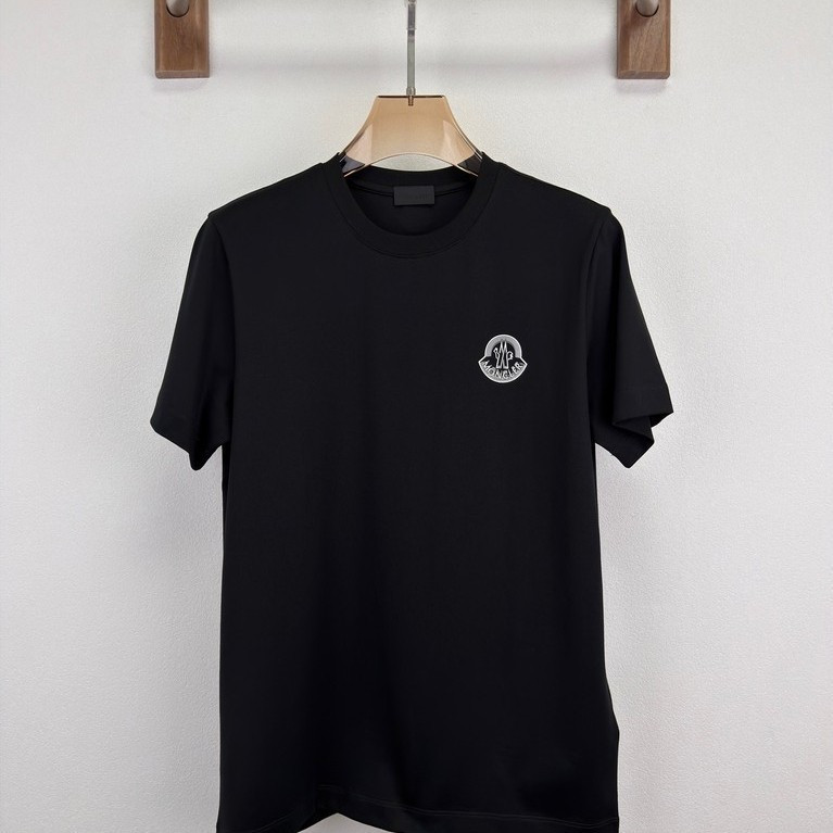 Moncler/Mengkou ฤดูร้อน PLUS ขนาดแขนสั้นผู้ชายผู้หญิงคู่สบาย Breathable หลวม PLUS ขนาด Street สไตล์อ