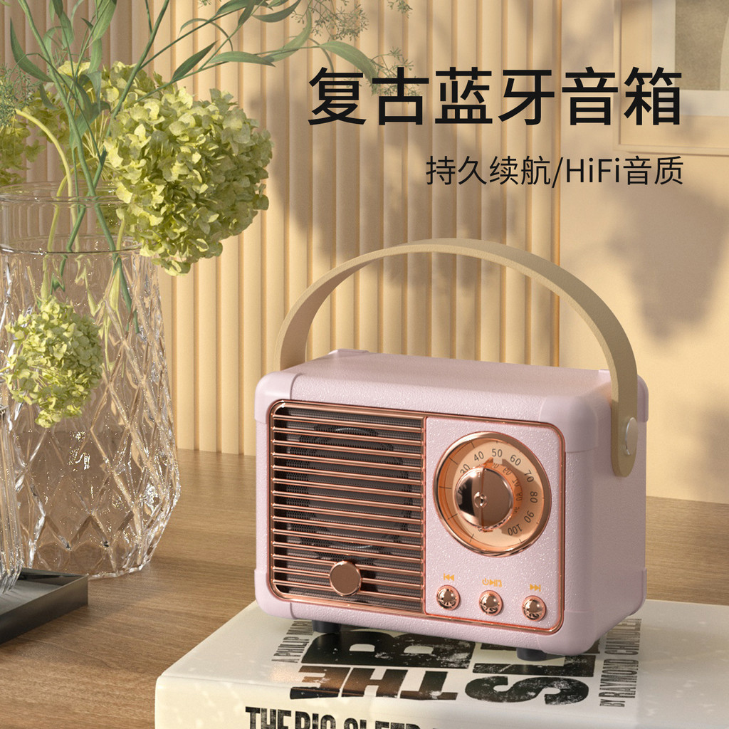 Creative HM11 Retro โทรศัพท์มือถือแบบพกพา Accent Cannon Audio คุณภาพสูง Nostalgic Mini ลําโพงบลูทูธแ