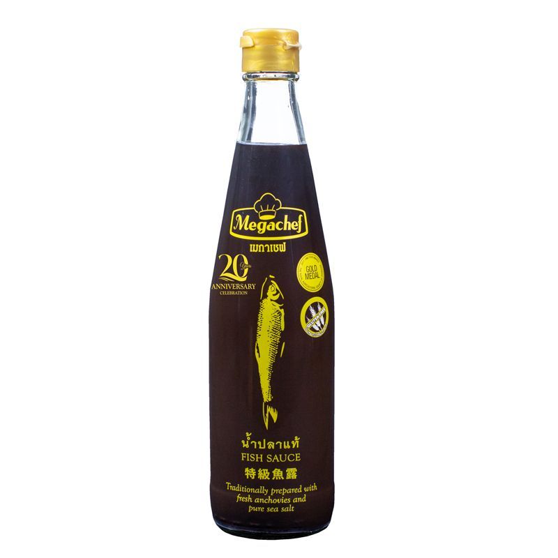 เมกาเชฟน้ำปลาแท้ 500ซีซี Megachef Premium Fish Sauce 500cc. [หมายเลขบาร์โค้ด 8857118730037 ]