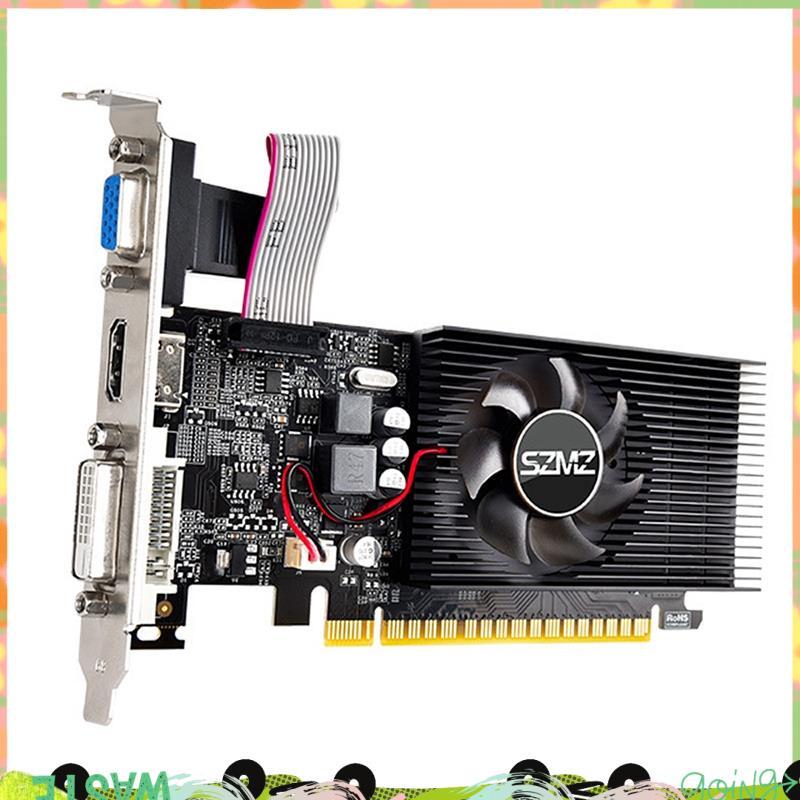 1 ชิ้น GT730 4GB DDR3 128Bit กราฟิกการ์ดพร้อมพัดลมระบายความร้อน Low Profile กราฟิกการ์ดสีดําสําหรับ 