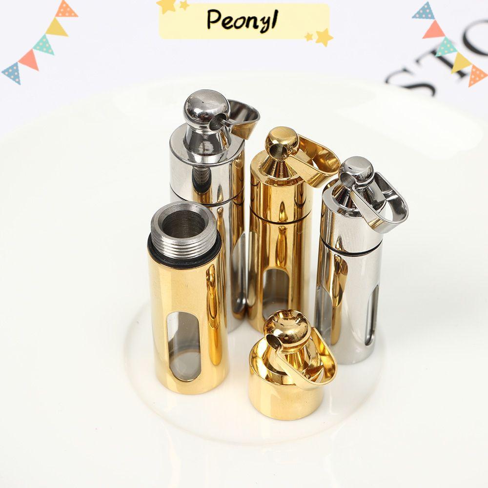 PEONY Wishing Bottle สร้อยคอ DIY แฟชั่นเครื่องประดับกระบอก