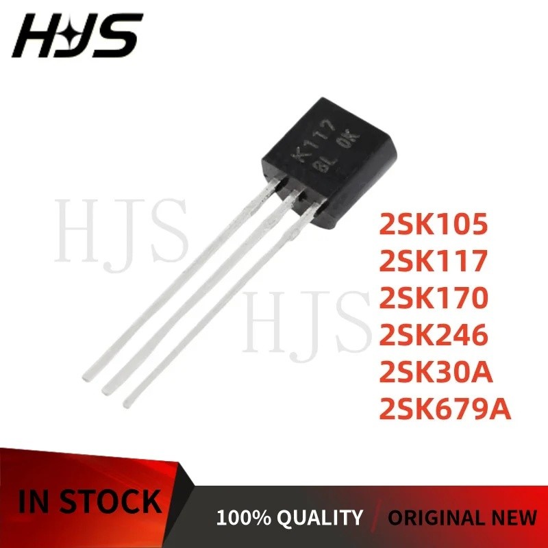 5 ชิ้น 2SK170 2SK117 2SK105 2SK679A 2SK246 2SK30A K170 K117 K105 K679A K246 K30A TO-92 Field-effect 