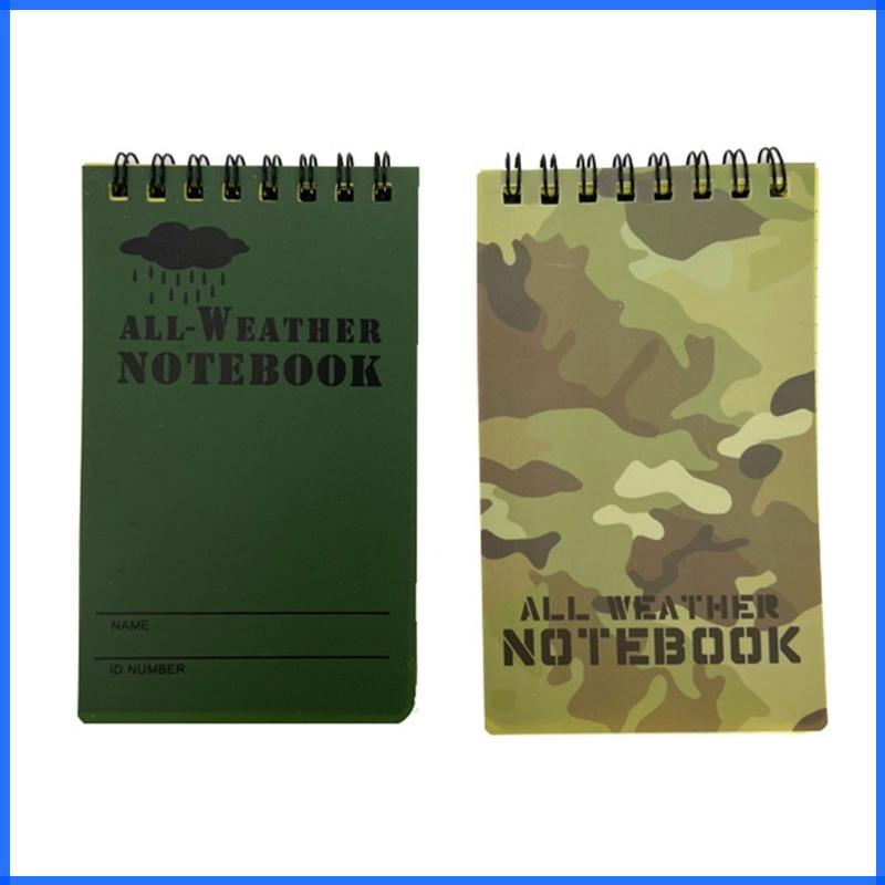Con Weatherproof Notebook All Weather Pocket Tactical Notepad Memo-Paper Notepad