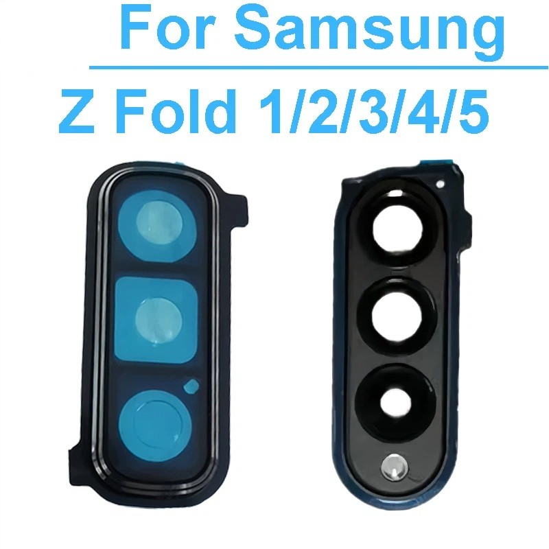 SAMSUNG ของแท้กลับกล้องเลนส์กรอบสําหรับSamsung Galaxy Z Fold2 3 4 5 Z Fold2 Z Fold3 Z Fold4 Z Fold5 